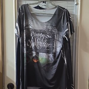 Women's Festive Halloween Long Sleeve Tee